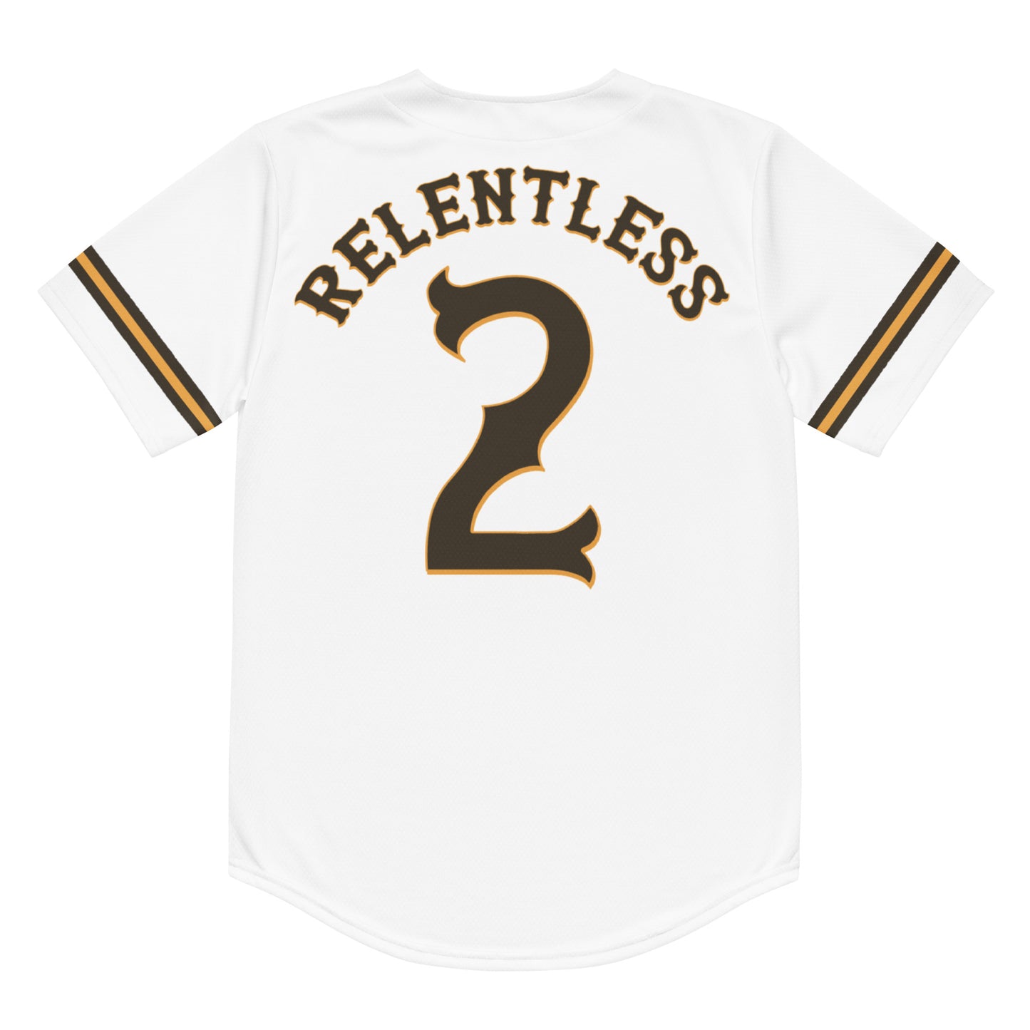 The Relentless Two – White Baseball Jersey