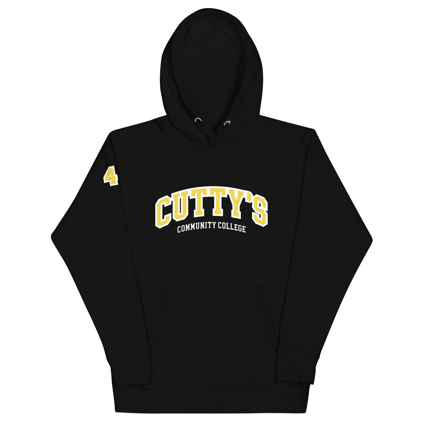 Cutty's Community College Hoodie Yellow