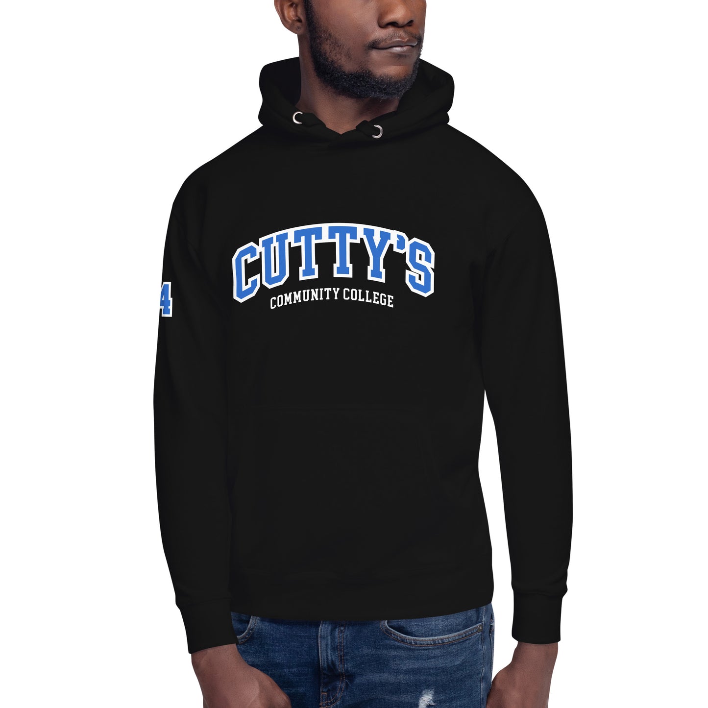 Cutty's Community College Hoodie Blue