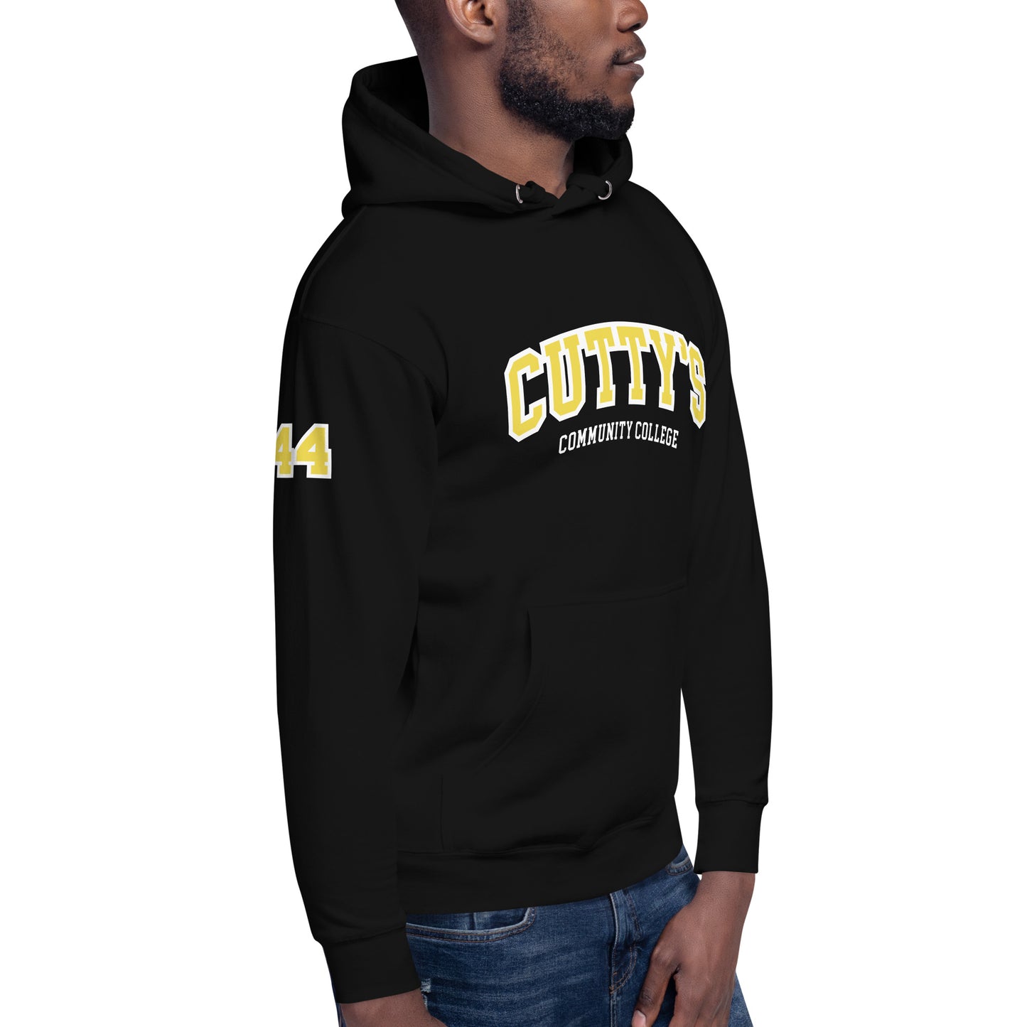 Cutty's Community College Hoodie Yellow