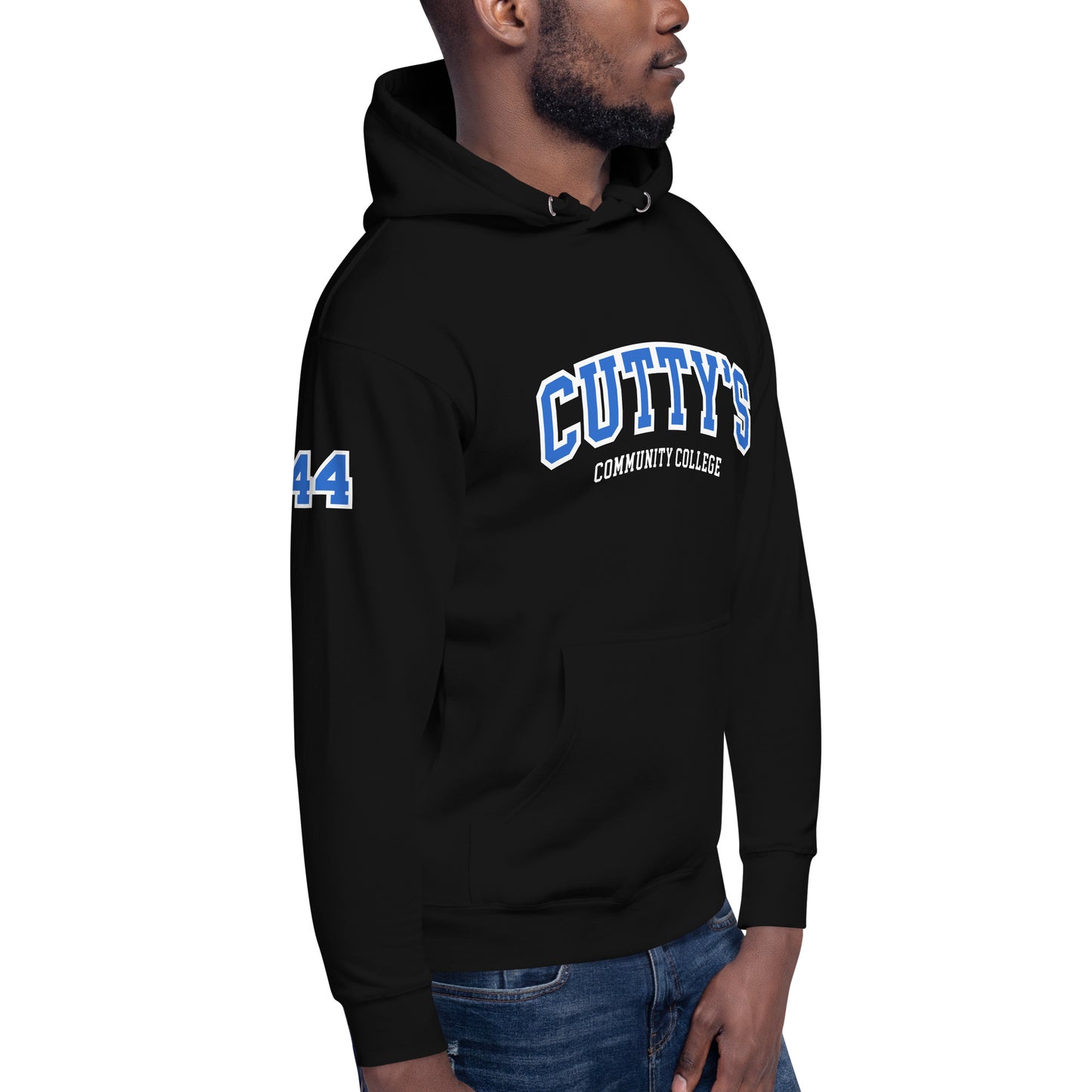 Cutty's Community College Hoodie Blue